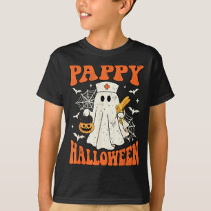 T-shirt Mignon Drôle Boo Fantôme Infirmières Pappy Hallowe