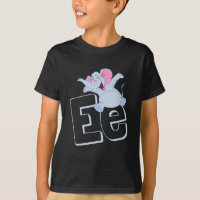 Mignon E pour éléphant - Enfants ABCD English Alph