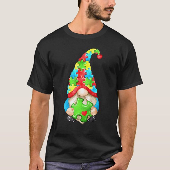 T-shirt Mignon élément de puzzle de sensibilisation à l'au (Devant)