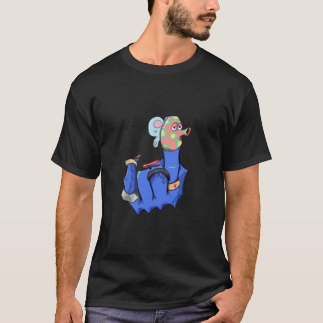 T-shirt mignon en métal (Devant)