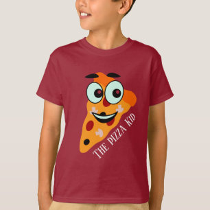 T-shirt mignon enfant pizza ajouter du texte