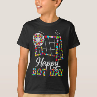 T-shirt Mignon étudiant en art de football à pois Joyeux j