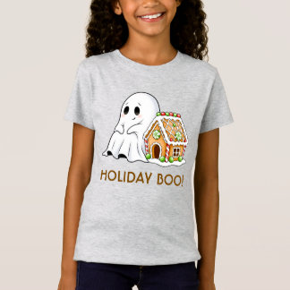 T-Shirt Mignon fantôme et maison en pain d'épice pour enfa