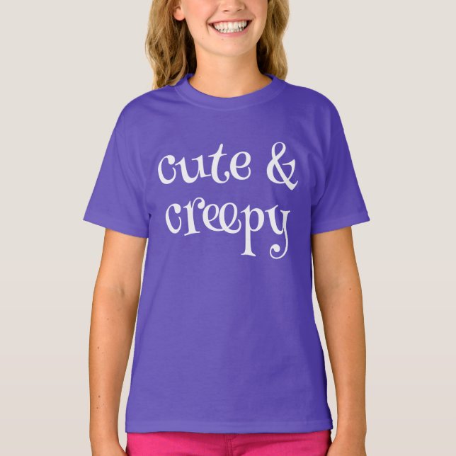 T-shirt Mignon & Flippant - Texte Blanc (Devant)