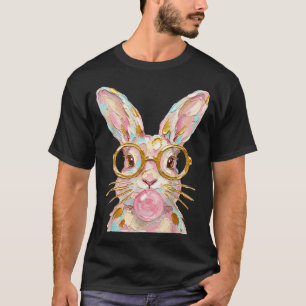 T-shirt Mignon garçon au coup de pinceau de chewing-gum la