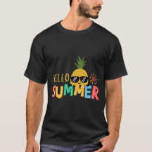T-shirt mignon Hello Sunshine, t-shirt d'été, t-sh