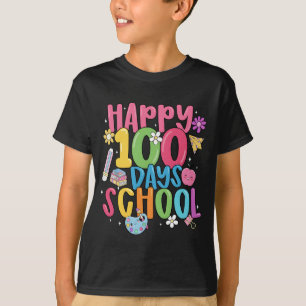 T-shirt Mignon heureux 100 jours d'école premier jour d'éc