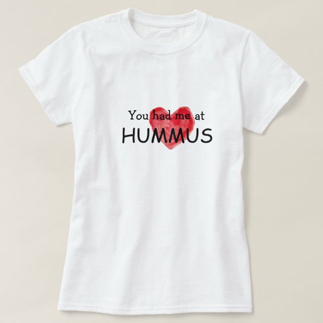 T-shirt Mignon idiot végétalien drôle du HOUMOUS LOL de (Design devant)