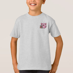 T-shirt Mignon Je Axolotl Questions aztec Oh Non bouton ro