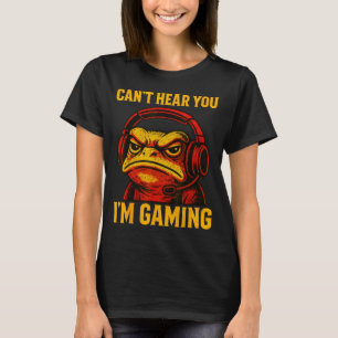 T-shirt Mignon jeu vidéo joueur Can Frog vous entend t Vid