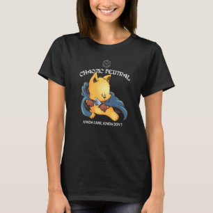 T-shirt Mignon Jeux de Table Chaos Neutre Donjon Dragon