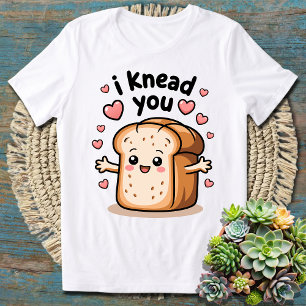T-shirt Mignon Kawaii 'Je Vous Pétris' - Jeu de Mots Adora