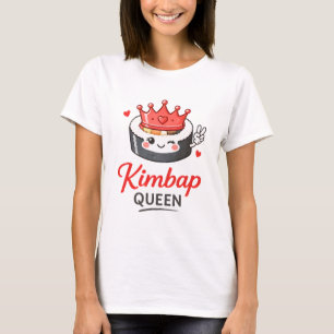 T-shirt Mignon Kawaii Kimbap Nourriture Coréenne Citation