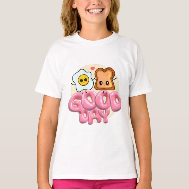 T-Shirt Mignon Kawaii | Tee Graphique Esthétique P (Devant)