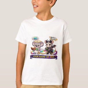 T-shirt Mignon Koala Ange et Opossum du Chaos - Amour et P