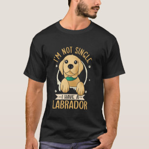 T-shirt Mignon Labrador Retriever Jaune Chien Labrador Lab