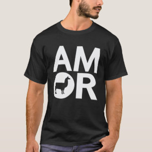T-shirt Mignon Lama Animal Unique Amoureux G003040