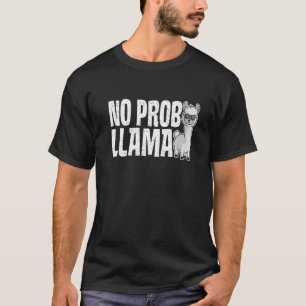 T-shirt Mignon Lama Arc-en-ciel Animal Rétro Vintage Sans