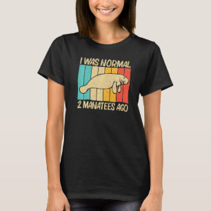 T-shirt Mignon Lamantin Pour Hommes Femmes Vache Marine La