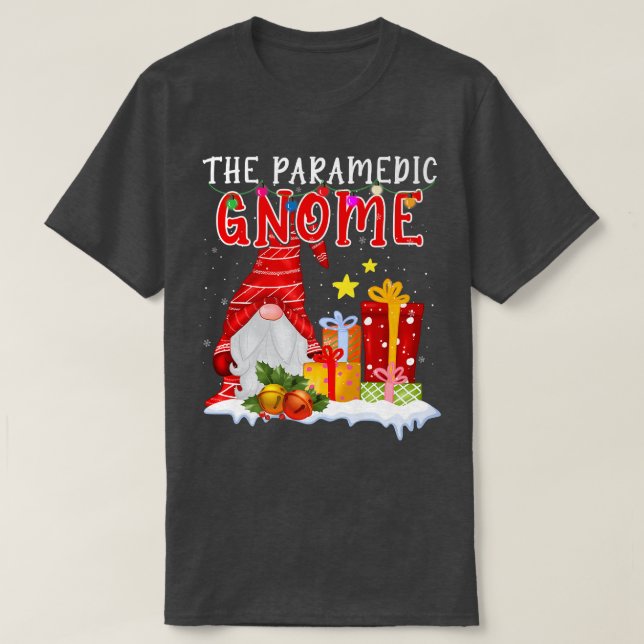 T-shirt Mignon Le Gnome des Secouristes Snow Gnomies Amant (Design devant)