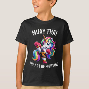 T-shirt Mignon licorne de Muay Thai - Kickboxing et licorn