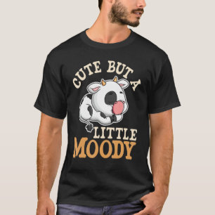 T-shirt Mignon Mais Un Peu Lunatique Chuchoteur De Vaches