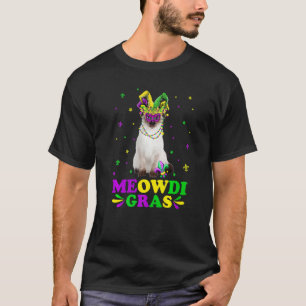 T-shirt Mignon Masque de Carnaval de Chat Siamois de Meowd