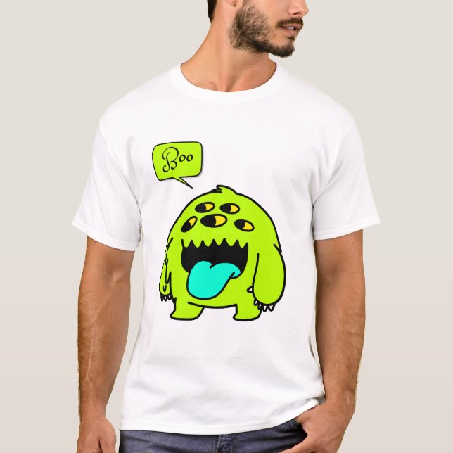 T-shirt mignon monstre (Devant)
