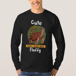 T-shirt Mignon ne veut pas toujours dire tortue terrestre