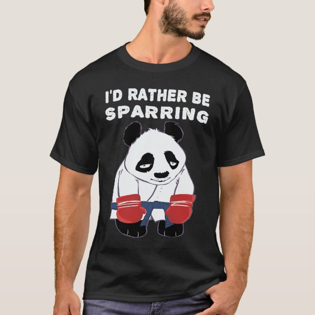 T-shirt Mignon Panda de Kung Fu Karaté (Devant)