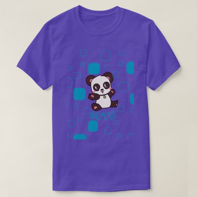 T-shirt mignon panda design (Design devant)