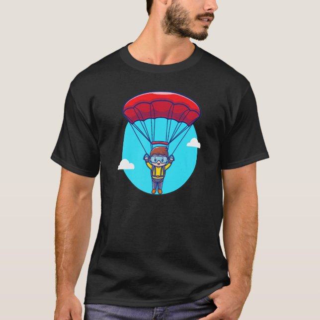 T-shirt Mignon Parachutiste (Devant)