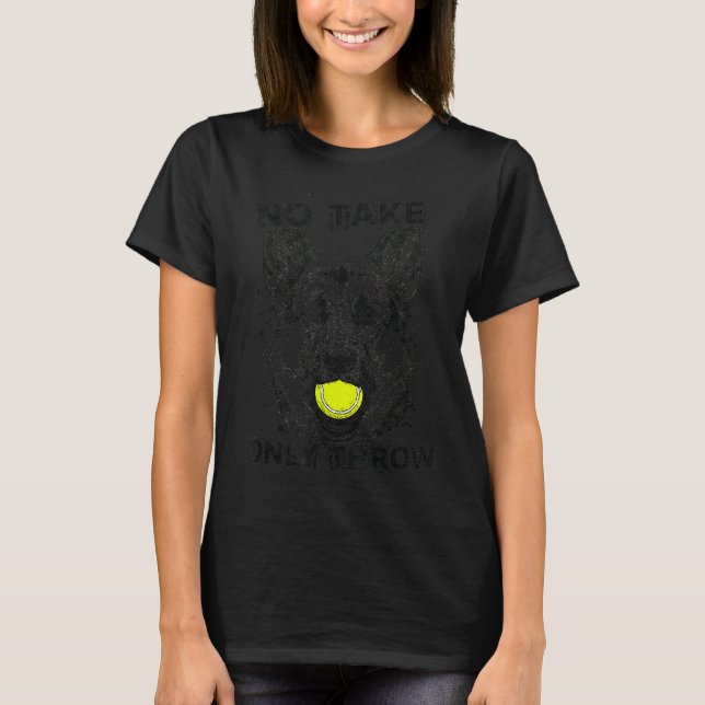 T-shirt Mignon Pas Prendre Seulement Jeter Drôle (Devant)