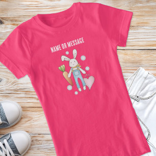 T-Shirt Mignon Peluche Lapin Fille Enfants