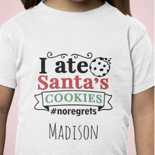 T-Shirt Mignon personnalisé J'ai mangé les biscuits du Pèr