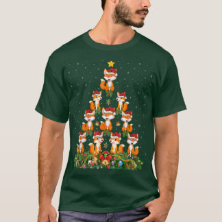 T-shirt Mignon Pour Amoureux des animaux Xmas Père Noël Fo