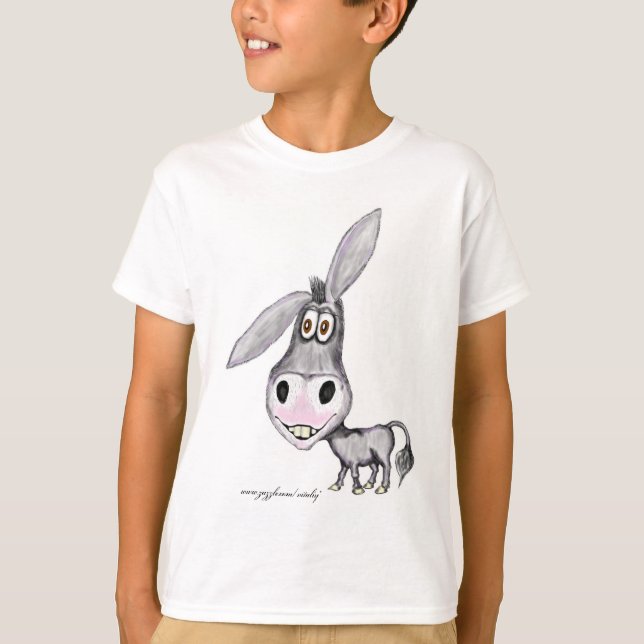 T-shirt mignon pour âne drôle (Devant)