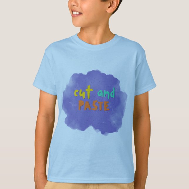 T-shirt mignon pour enfants créatifs (Devant)