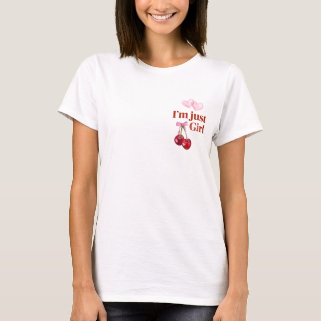 T-shirt mignon pour femmes (Devant)