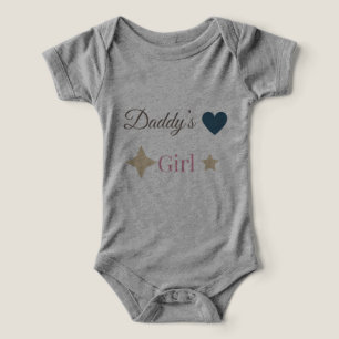 T-shirt mignon pour fille à papa – Douce relation