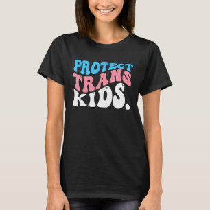 T-shirt Mignon Protéger Trans Garçons Fille LGBT Soutien T