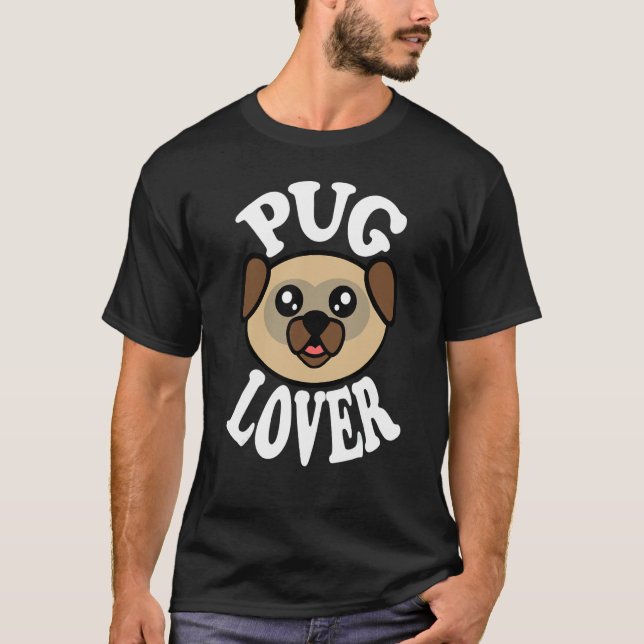 T-shirt Mignon Pug (Devant)