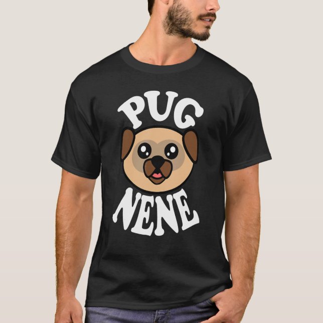 T-shirt Mignon Pug Nene (Devant)