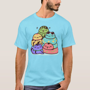 T-shirt mignon serpent endormi