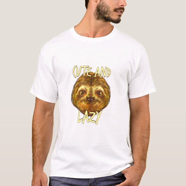 T-shirt Mignonette Et Lazy Mème Mème Mème Mème Mème Mème A (Devant)