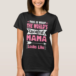 T-shirt Mignonne à quoi ressemble la plus grande maman à l