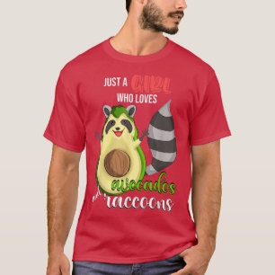 T-shirt Mignonne Animal Juste Une Fille Qui Aime Avocados 