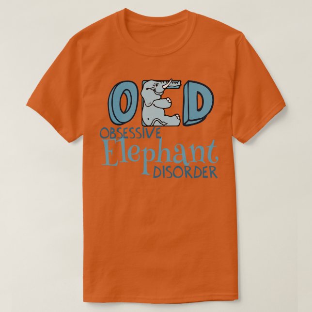 T-shirt Mignonne anomalie de l'éléphant (Design devant)