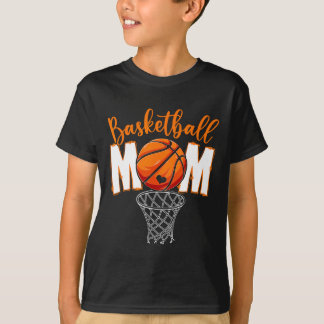 T-shirt Mignonne Basketball Maman Maman Fête des Mères De 