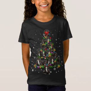 T-Shirt Mignonne Black Cockapoo chien Noël Arbre décoratio